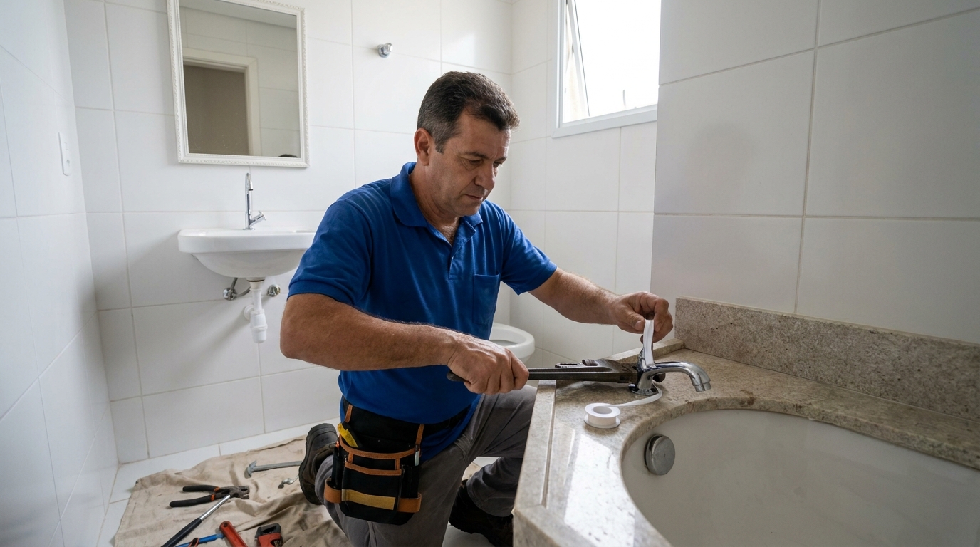 Instalação de torneira de cozinha em Campo Grande‑MS
