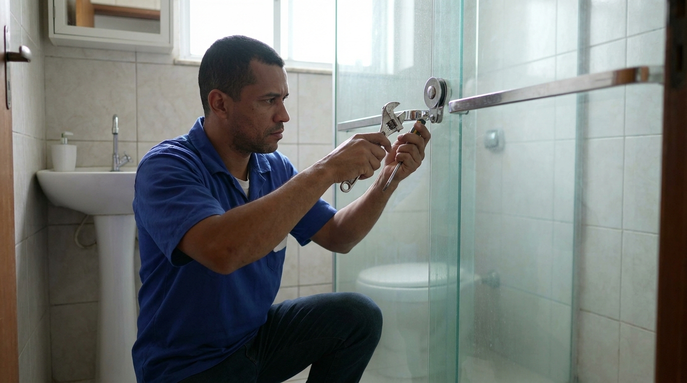 Manutenção e reparo de box de vidro perto de mim em Campo Grande‑MS